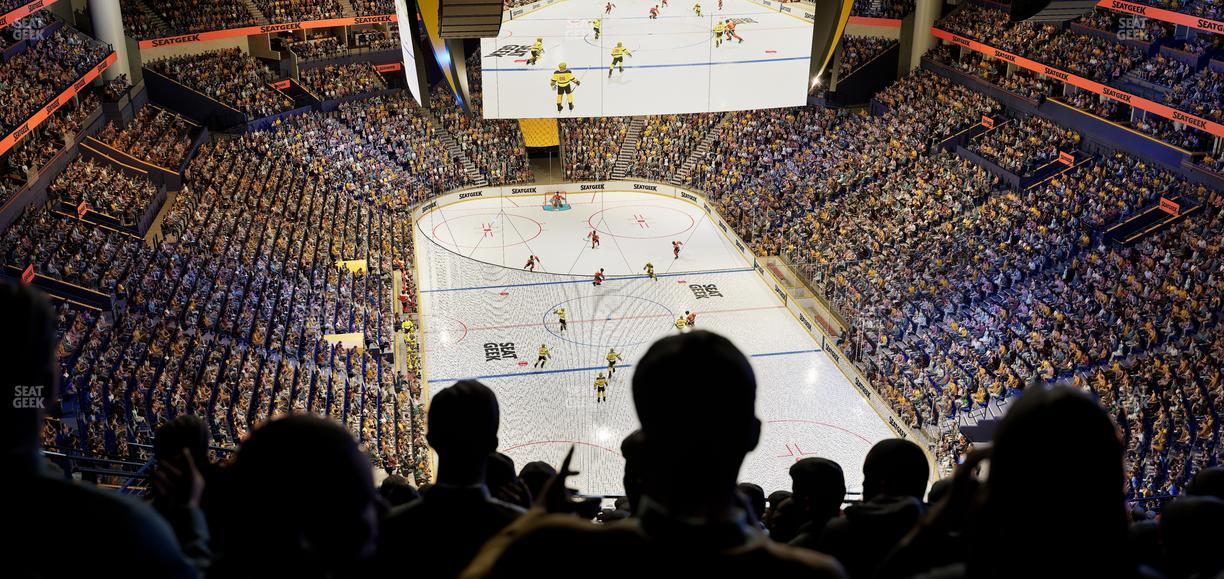 Bridgestone Arena - Section 333 Seat View