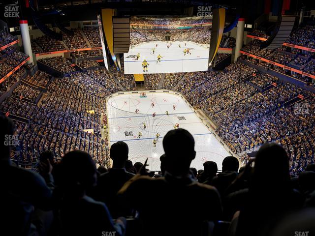 Bridgestone Arena - Section 333 Seat View