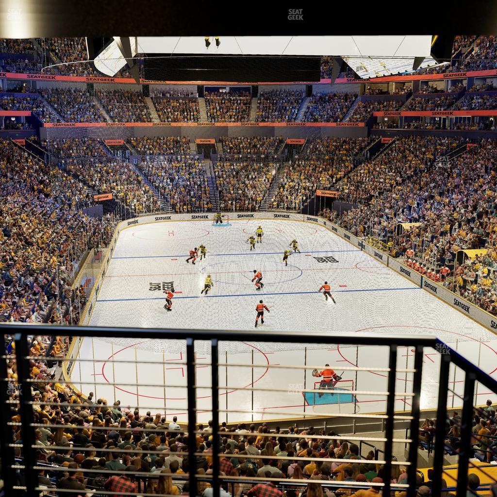 Bridgestone Arena - Section All Inclusive Zone Sro Seat View