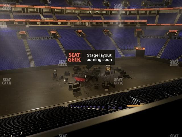 Bridgestone Arena - Section California Closet Studio Seat View