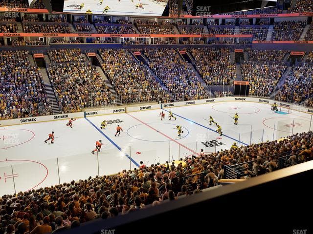 Bridgestone Arena - Section California Closet Studio Seat View