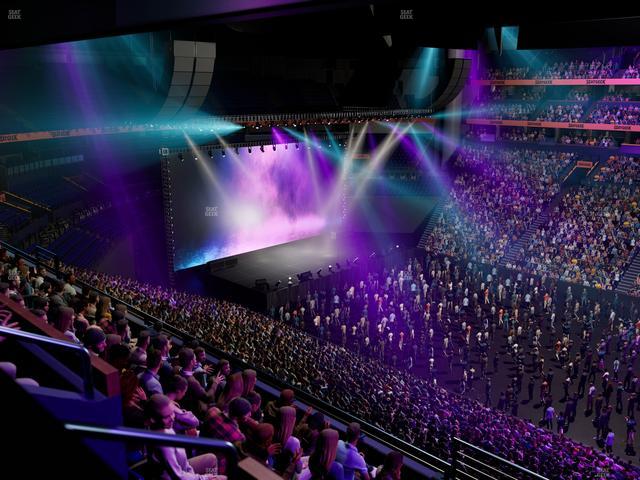 Bridgestone Arena - Section Club 218 Seat View Bridgestone Arena - Section Club 218 Seat View