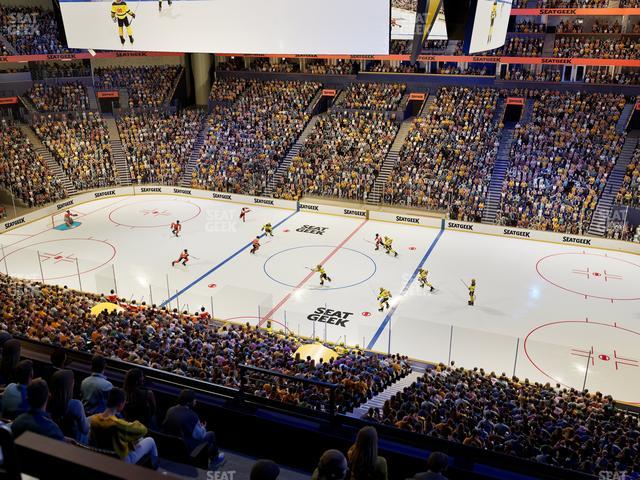 Bridgestone Arena - Section Club 218 Seat View