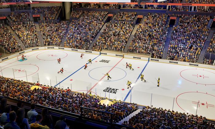 Bridgestone Arena - Section Club 218 Seat View