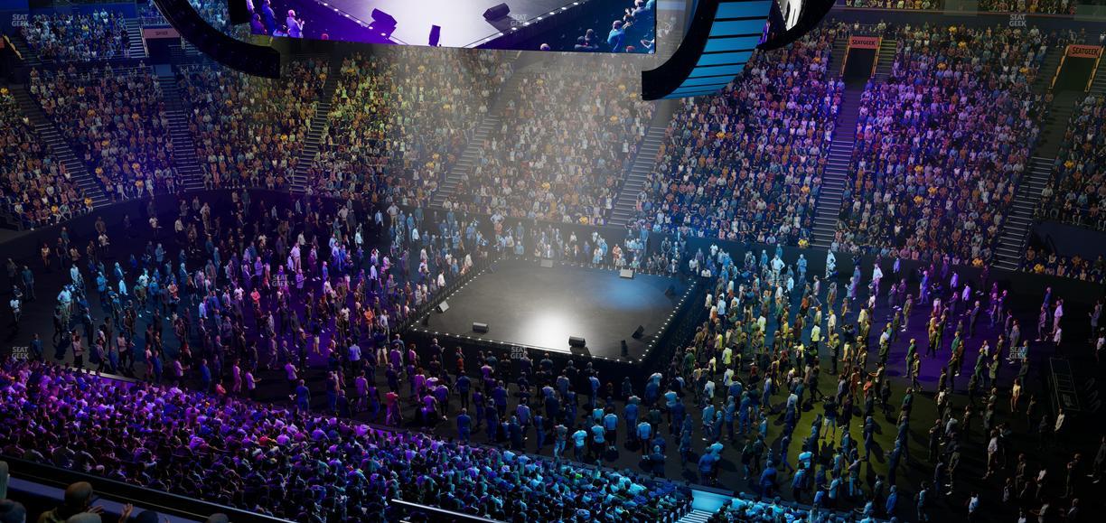 Bridgestone Arena - Section Club 218 Seat View