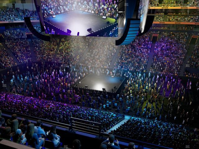 Bridgestone Arena - Section Club 218 Seat View