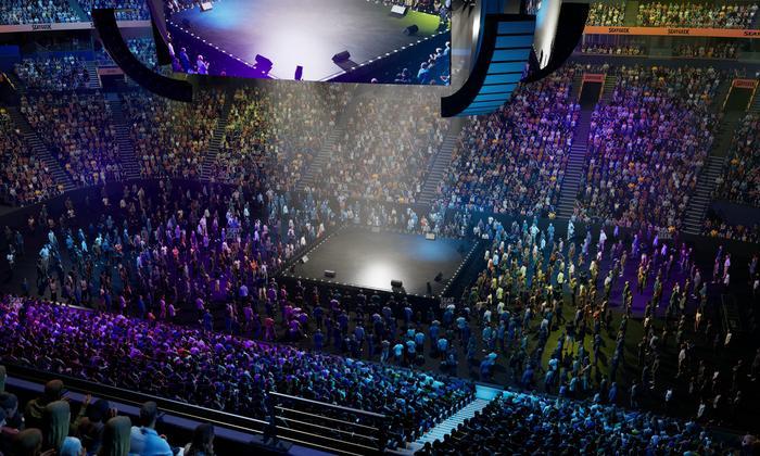 Bridgestone Arena - Section Club 218 Seat View