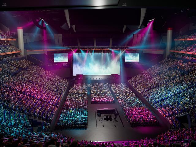 Bridgestone Arena - Section Club 224 Seat View Bridgestone Arena - Section Club 224 Seat View