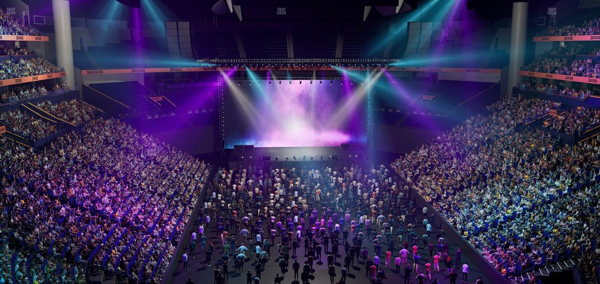 Bridgestone Arena - Section Club 224 Seat View