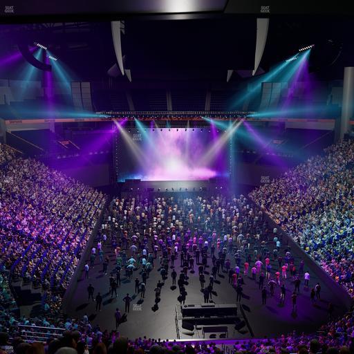 Bridgestone Arena - Section Club 224 Seat View