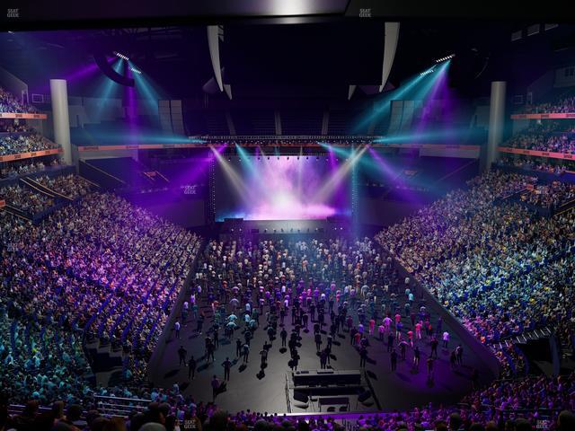 Bridgestone Arena - Section Club 224 Seat View