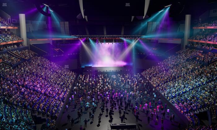 Bridgestone Arena - Section Club 224 Seat View