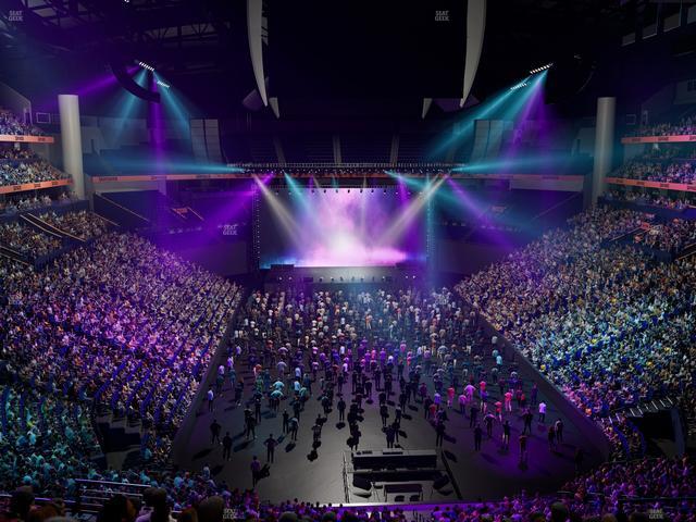 Bridgestone Arena - Section Club 224 Seat View Bridgestone Arena - Section Club 224 Seat View