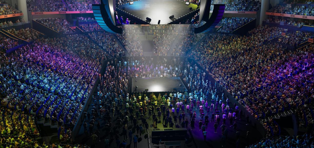 Bridgestone Arena - Section Club 224 Seat View