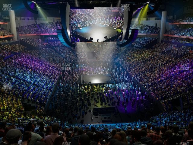 Bridgestone Arena - Section Club 224 Seat View