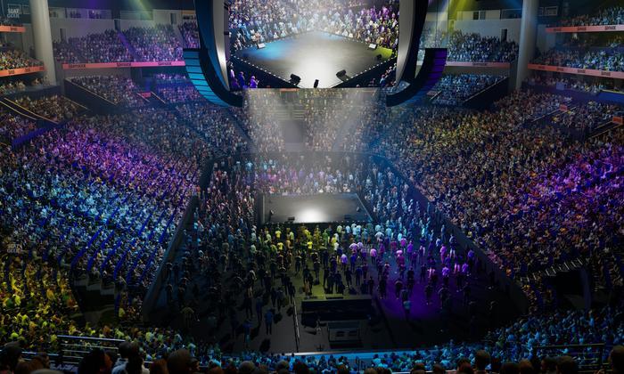 Bridgestone Arena - Section Club 224 Seat View