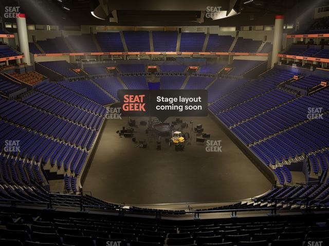 Bridgestone Arena - Section Club 224 Seat View