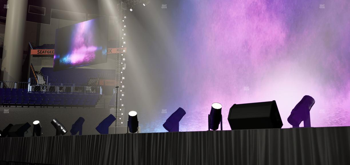 Bridgestone Arena - Section Floor 1 Seat View