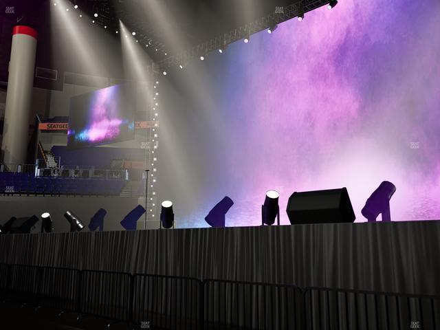 Bridgestone Arena - Section Floor 1 Seat View