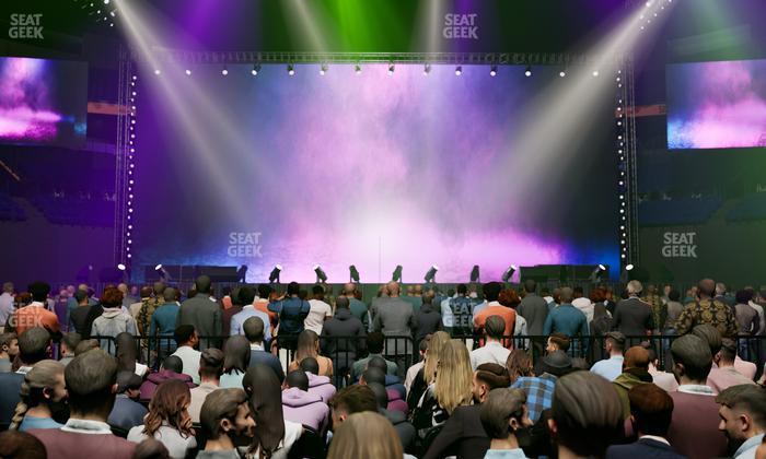 Bridgestone Arena - Section Floor 2 Seat View