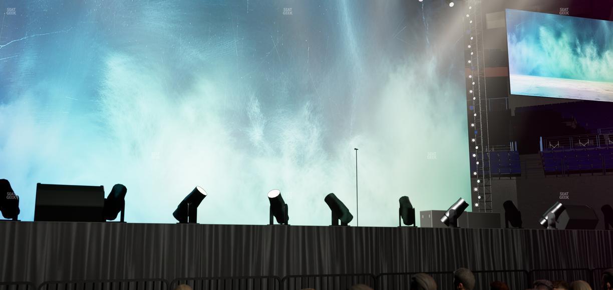 Bridgestone Arena - Section Floor 2 Seat View