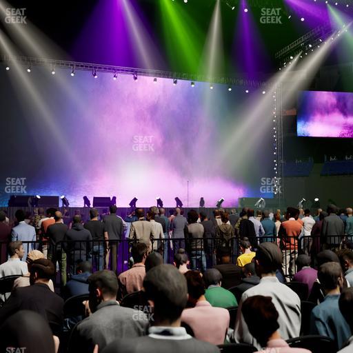 Bridgestone Arena - Section Floor 3 Seat View