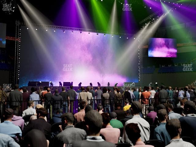 Bridgestone Arena - Section Floor 3 Seat View