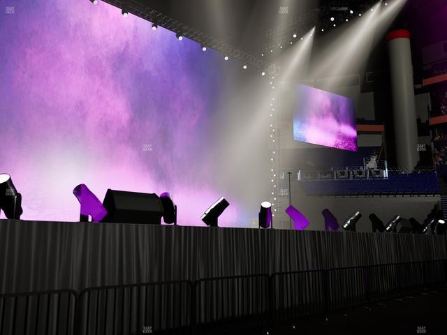 Bridgestone Arena - Section Floor 3 Seat View