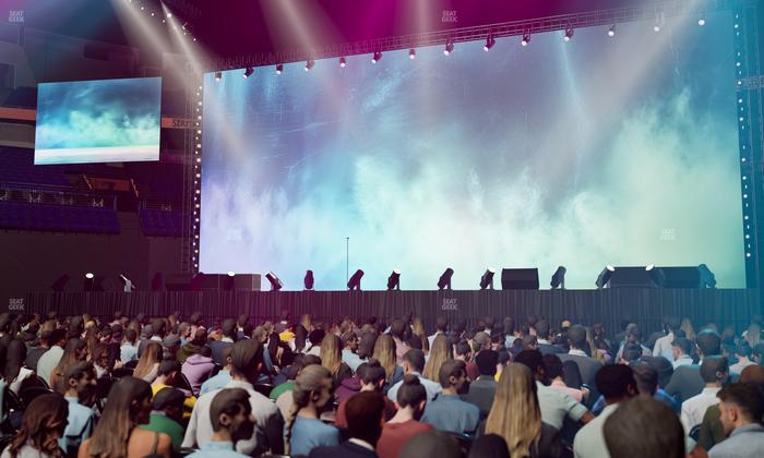 Bridgestone Arena - Section Floor 3 Seat View