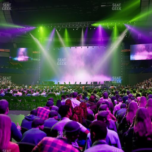 Bridgestone Arena - Section Floor 4 Seat View