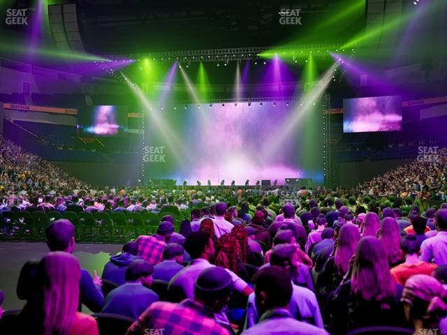 Bridgestone Arena - Section Floor 4 Seat View