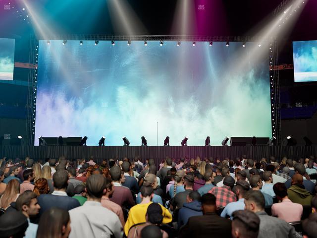 Bridgestone Arena - Section Floor 4 Seat View Bridgestone Arena - Section Floor 4 Seat View