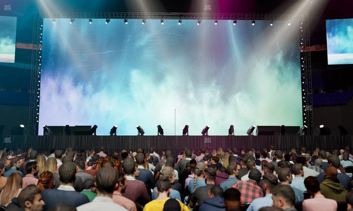 Bridgestone Arena - Section Floor 4 Seat View