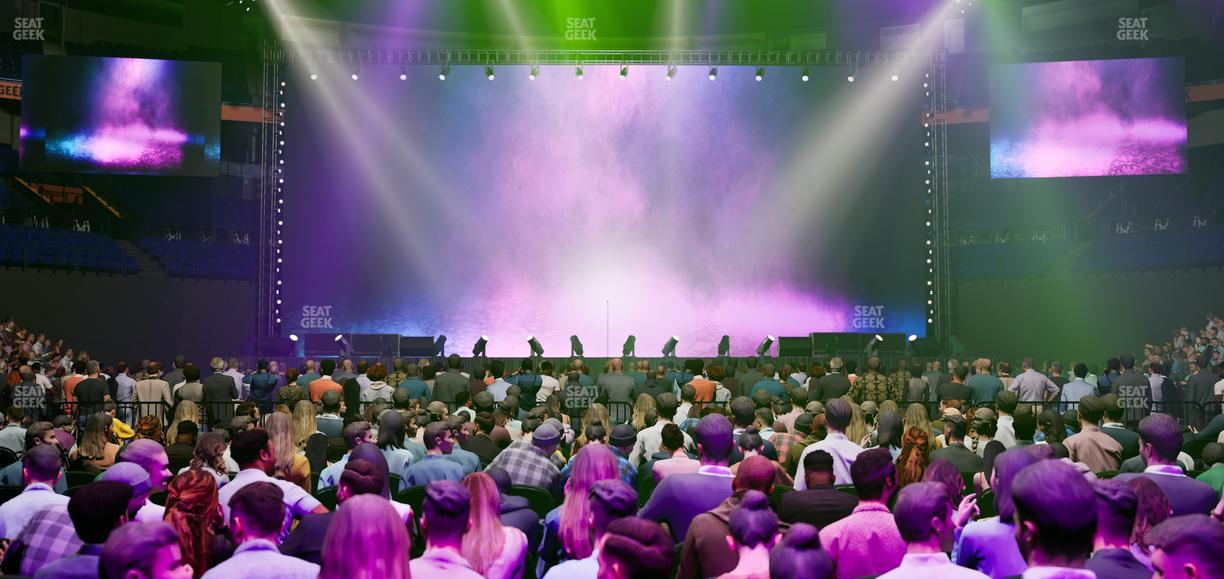 Bridgestone Arena - Section Floor 5 Seat View