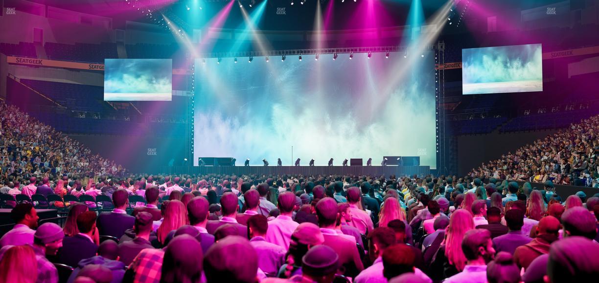 Bridgestone Arena - Section Floor 6 Seat View