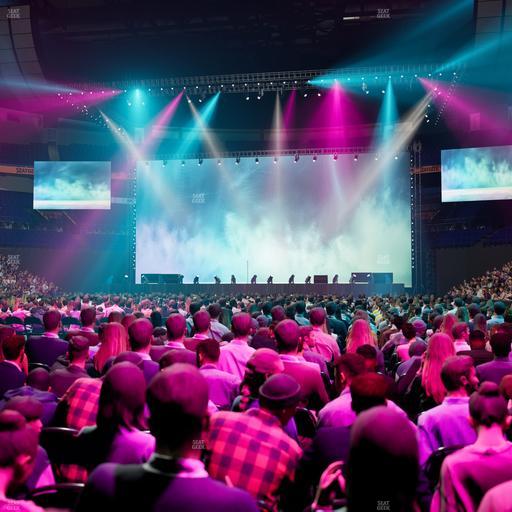 Bridgestone Arena - Section Floor 6 Seat View