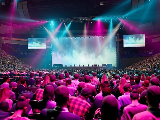 Bridgestone Arena - Section Floor 6 Seat View Bridgestone Arena - Section Floor 6 Seat View