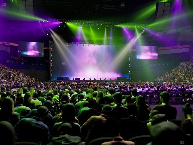 Bridgestone Arena - Section Floor 6 Seat View