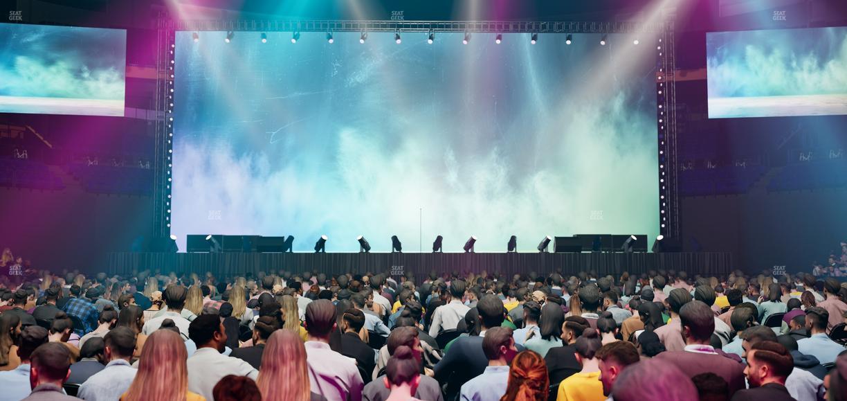 Bridgestone Arena - Section Floor 7 Seat View