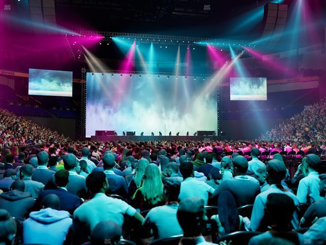 Bridgestone Arena - Section Floor 8 Seat View Bridgestone Arena - Section Floor 8 Seat View