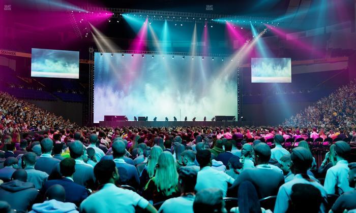 Bridgestone Arena - Section Floor 8 Seat View