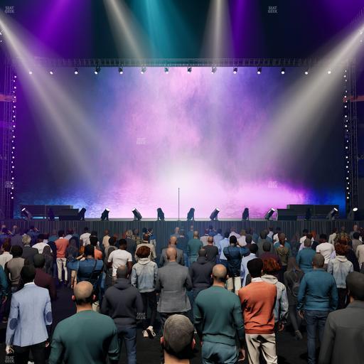 Bridgestone Arena - Section Ga Floor Seat View