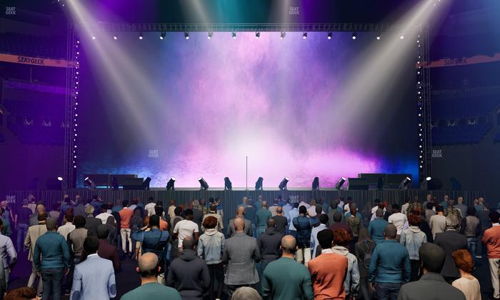 Bridgestone Arena - Section Ga Floor Seat View