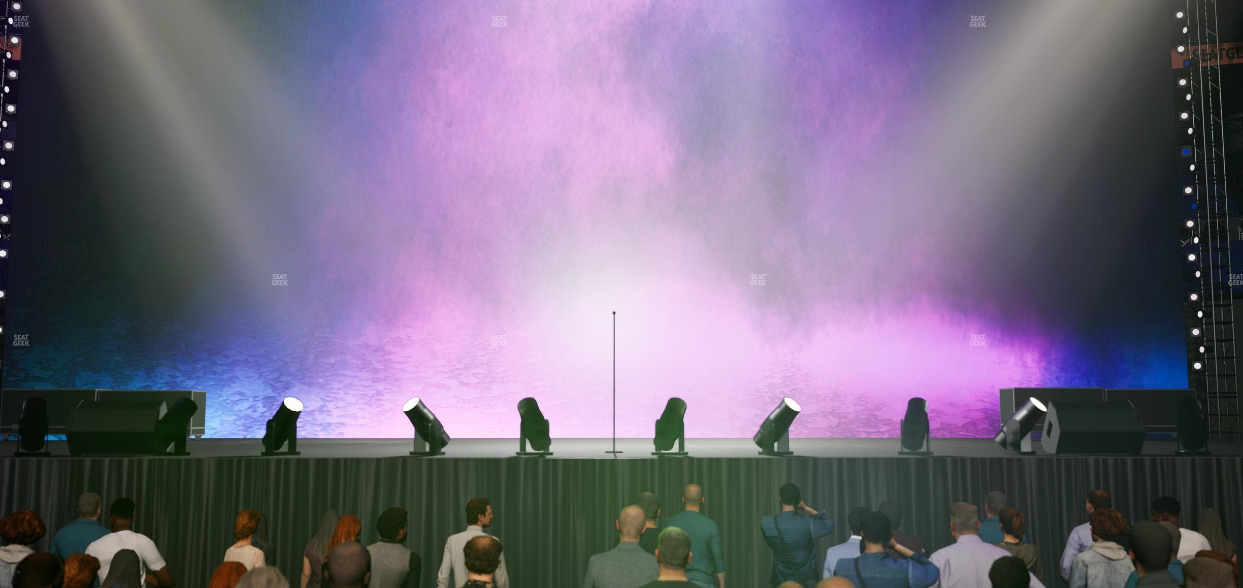 Bridgestone Arena - Section Ga Pit Seat View