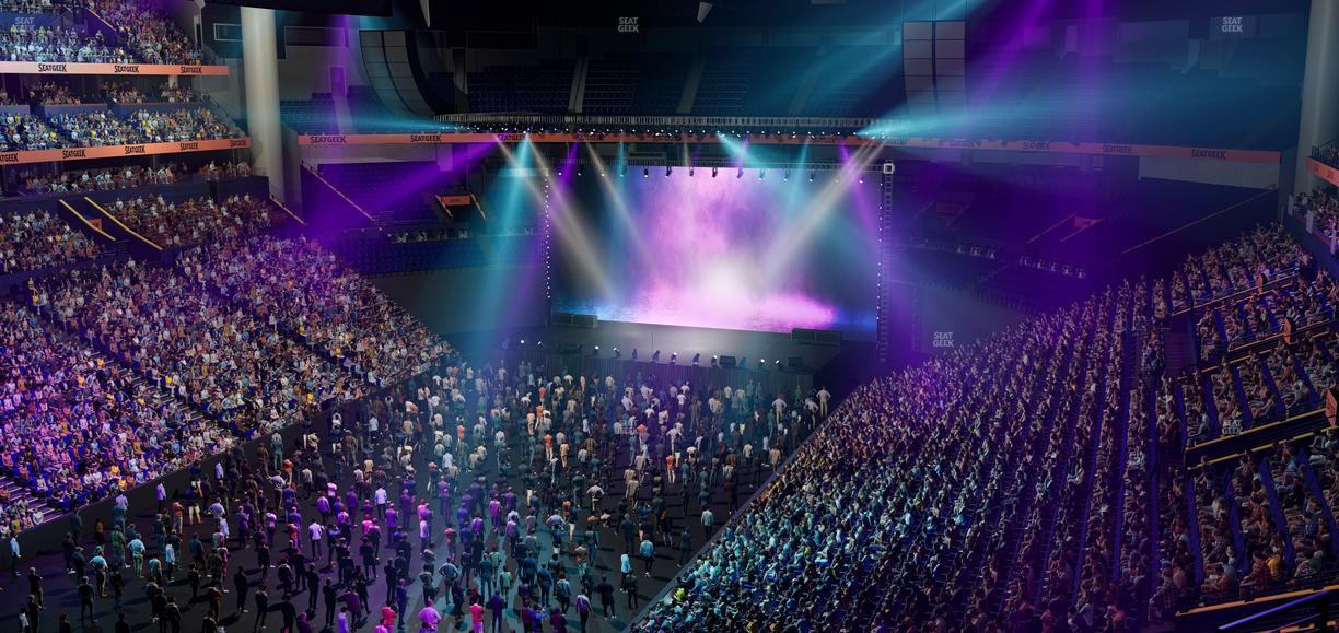 Bridgestone Arena - Section Opera Club 54 Seat View