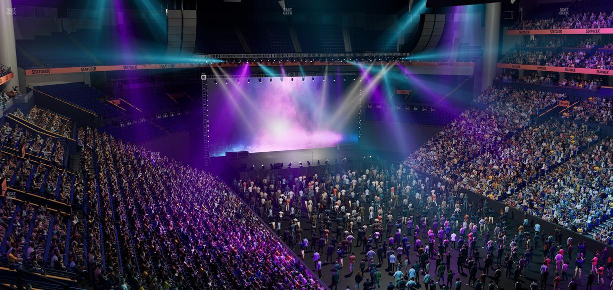 Bridgestone Arena - Section Opera Club 55 Seat View