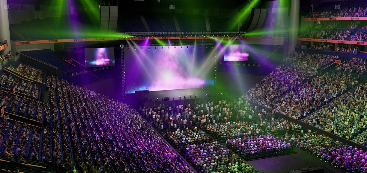 Bridgestone Arena - Section Opera Club 55 Seat View