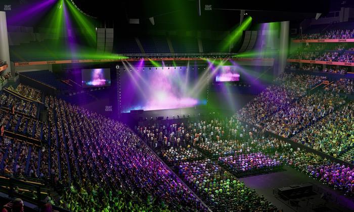 Bridgestone Arena - Section Opera Club 55 Seat View