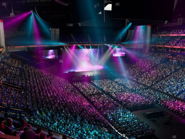 Bridgestone Arena - Section Opera Club 55 Seat View