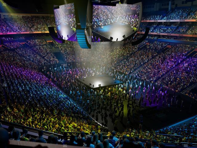 Bridgestone Arena - Section Opera Club 55 Seat View